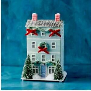 Anthropologie George & Viv Light-Up Holiday Village House Emily Taylor New
